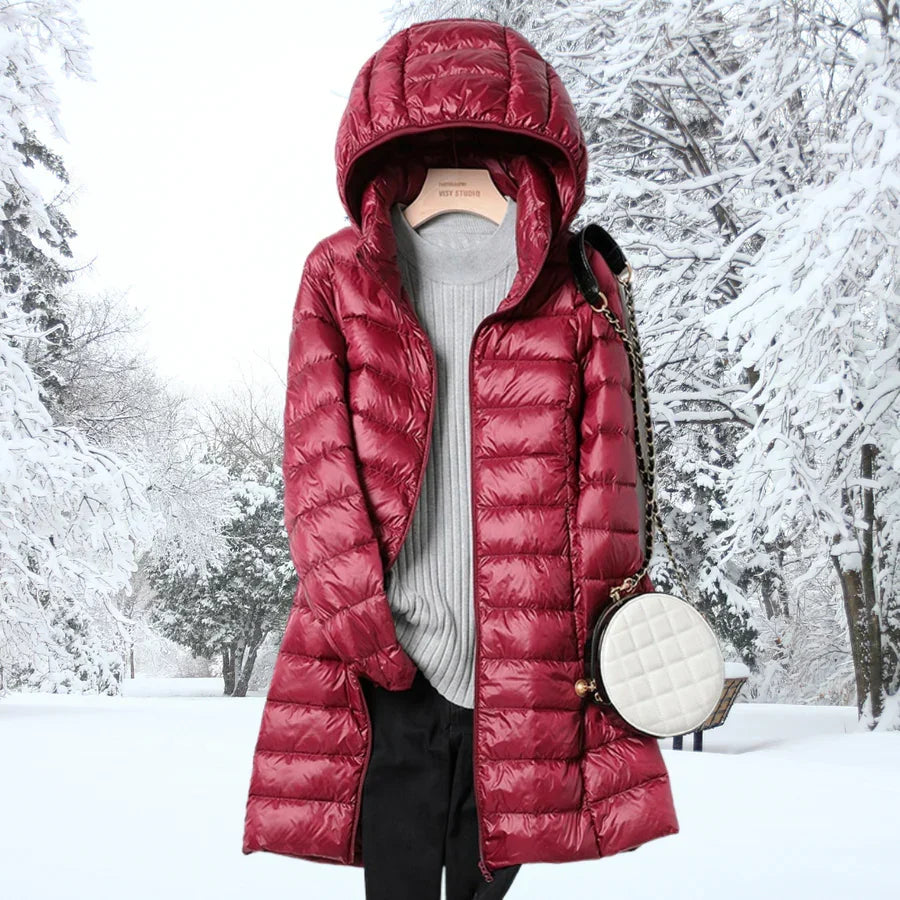 Sky Women's Jacket – Ultra-Light Waterproof Jacket with Removable Hood & 3-in-1 Protection