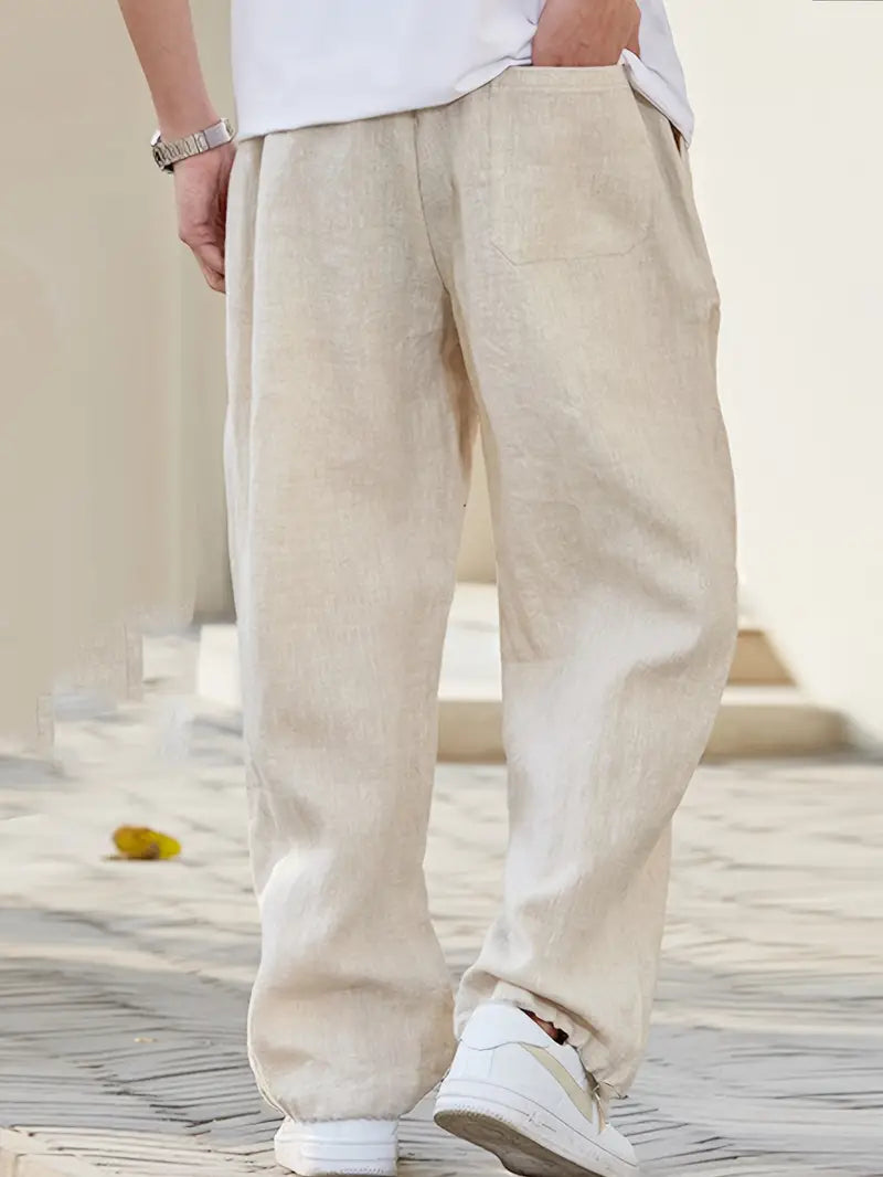 Linen Pants for Men Liam – Loose Summer Pants with Breathable Comfort & Durable Design