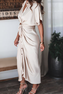 Evening Dress Women Julia – Elegant Long Dress in Airy Polyester with Trendy Details