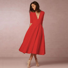 Ivoire Midi Dress Woman – Fitted Cotton Dress with Elegant Cut