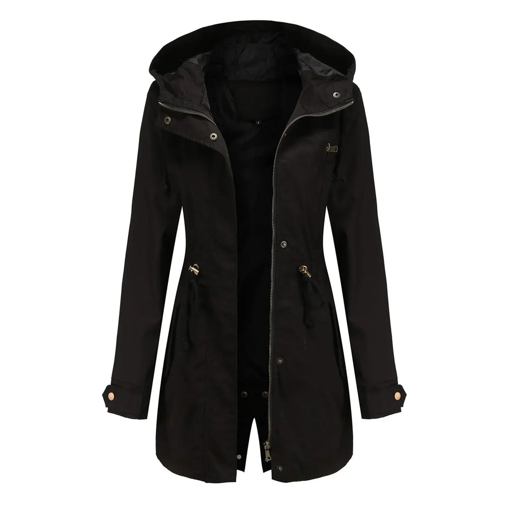 Stella Parka Long Woman – Integrated Hood, Warm Insulation & Zipper Closure