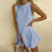Short Summer Dress Women Odalys – Lightweight Sleeveless Design for Casual and Beach Outfits