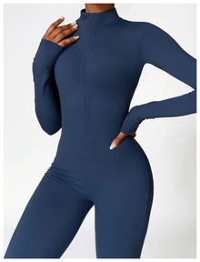 Winter Jumpsuit Women Eya – Warm Fleece Jumpsuit with Stretch and Adjustable Collar
