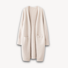Lennon Women's Long Knit Vest – Open Model with Long Sleeves for Everyday Use