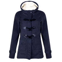 Katalina Women's Long Winter Coat – Elegant, Warm with Integrated Hood & Practical Pockets