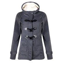 Katalina Women's Long Winter Coat – Elegant, Warm with Integrated Hood & Practical Pockets