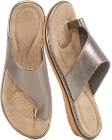 Elodia Women's Sandals – Comfortable & Non-Slip Flat Summer Sandals