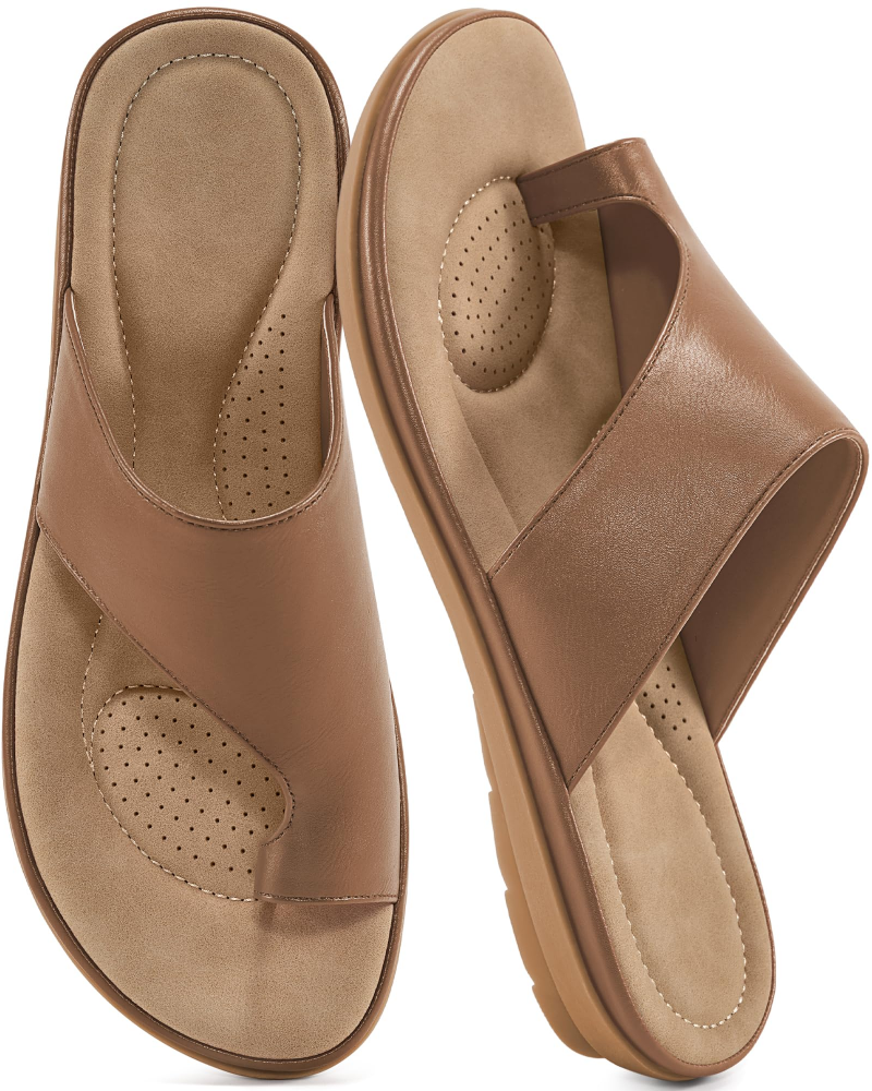 Elodia Women's Sandals – Comfortable & Non-Slip Flat Summer Sandals