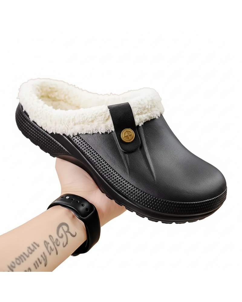 Gwen Briskey Women's Warm Clogs – Comfortable Slippers Lined for Indoor & Outdoor Use