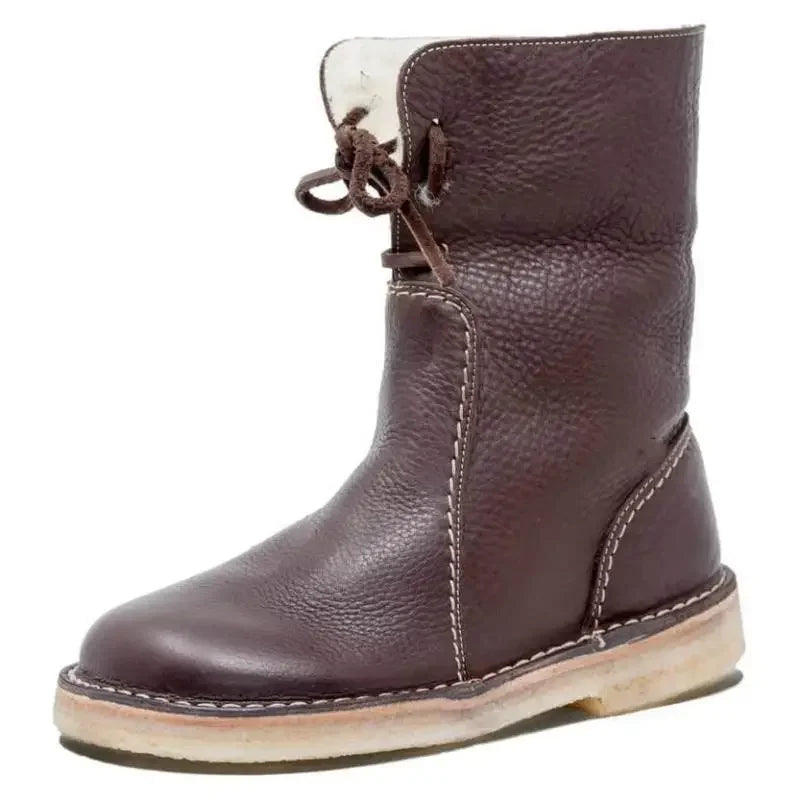 Sophie Women's Warm Lined Boots – Elegant Non-Slip Boots with Faux Fur Lining