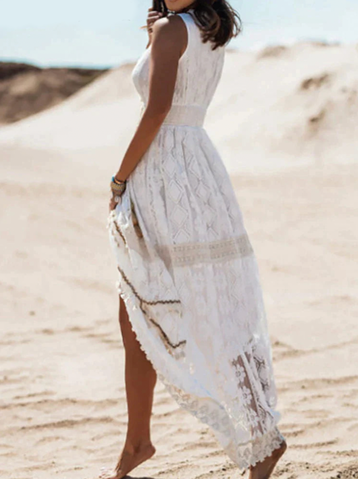 Lotte Bohemian Dress Woman – Lightweight Summer Dress with Airy Fabric & Elegant Handmade Design