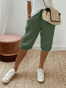 Kassandra Women's Lightweight Pants – High Waist Flowing Pants with Airy and Comfortable Cut