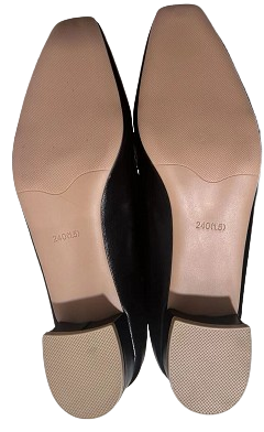 Evrynth Moccasins Women – Leather Mary Jane Shoes with Chunky Heel & Comfort