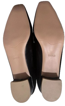 Evrynth Moccasins Women – Leather Mary Jane Shoes with Chunky Heel & Comfort