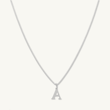 Script Initial Letter Chain Necklace