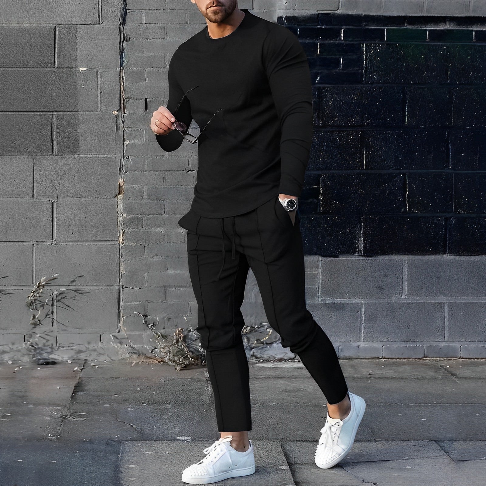 Orlan Men's Essential Ensemble – Lightweight Breathable Outfit with Comfortable & Casual Fit