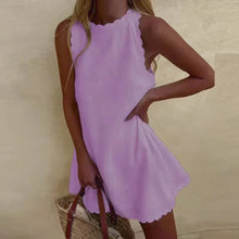 Short Summer Dress Women Odalys – Lightweight Sleeveless Design for Casual and Beach Outfits