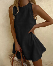 Short Summer Dress Women Odalys – Lightweight Sleeveless Design for Casual and Beach Outfits