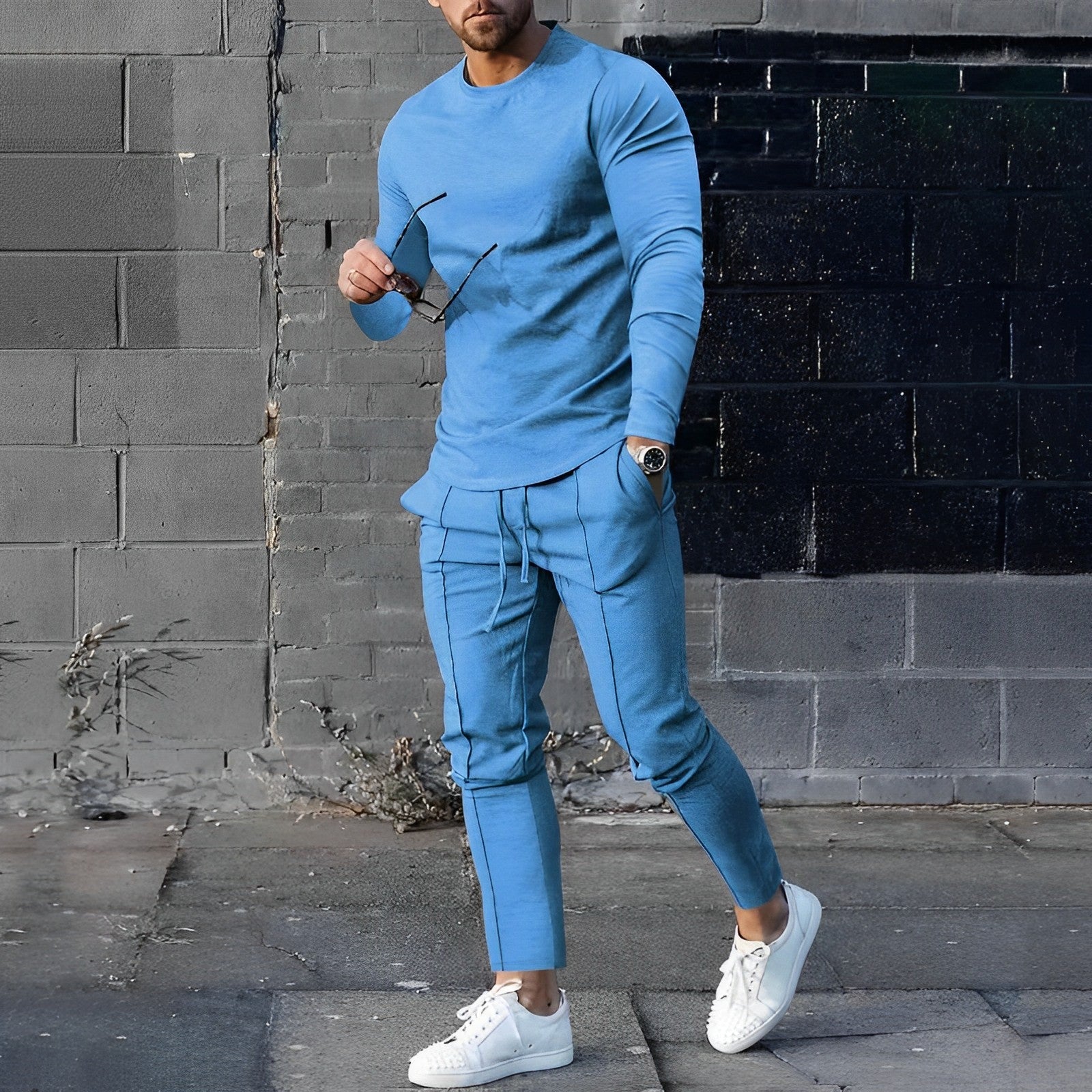 Orlan Men's Essential Ensemble – Lightweight Breathable Outfit with Comfortable & Casual Fit