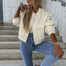 Madeline Trendy Bomber Jacket for Women – Light and Warm Coat with Modern and Seasonal Design