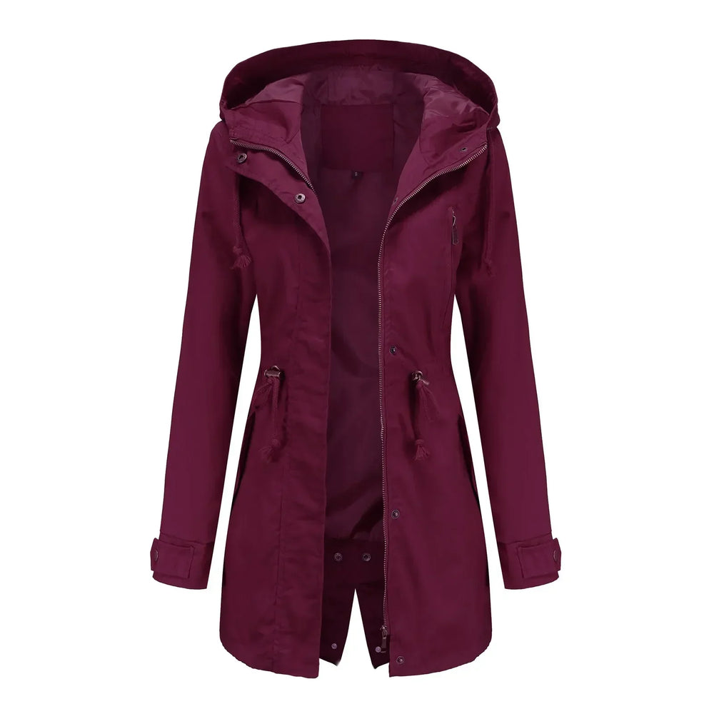 Stella Parka Long Woman – Integrated Hood, Warm Insulation & Zipper Closure