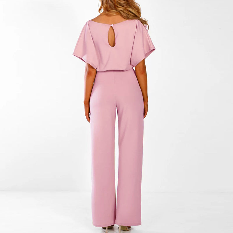 Anaïs Women's Jumpsuit – Fitted Minimalist Jumpsuit, Chic Comfort for All Seasons