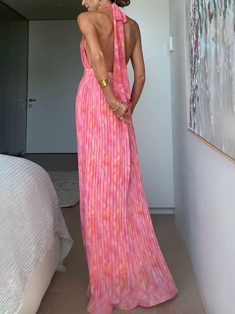 Serenelya Evening Dress Woman – Elegant & Chic Long Backless Dress for Special Occasions