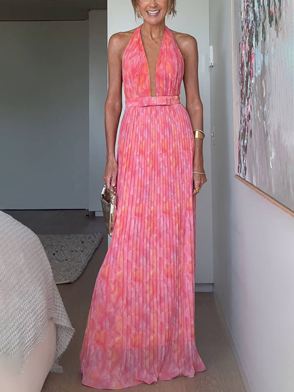 Serenelya Evening Dress Woman – Elegant & Chic Long Backless Dress for Special Occasions