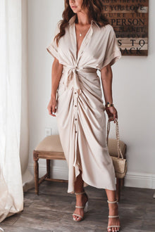 Evening Dress Women Julia – Elegant Long Dress in Airy Polyester with Trendy Details