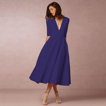 Ivoire Midi Dress Woman – Fitted Cotton Dress with Elegant Cut