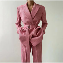 Sophie – Women's Three-Piece Set: Elegant Blazer, Structured Corset & High-Waisted Pants for a Chic Business Look