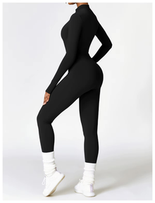 Winter Jumpsuit Women Eya – Warm Fleece Jumpsuit with Stretch and Adjustable Collar
