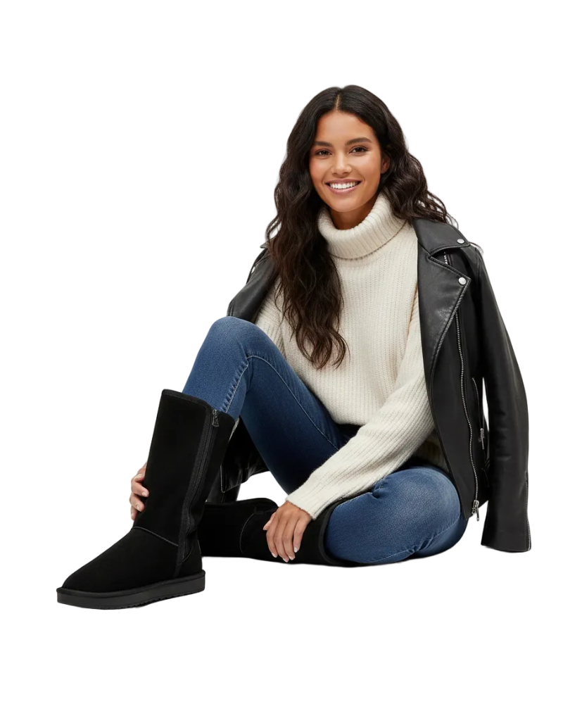 Zariah Women's High Boots – Warm Winter Boots with Soft Lining and Non-Slip Sole