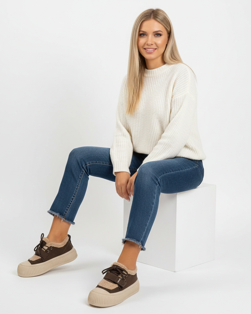 Amelia High Winter Boots for Women – Plush Lining & Warm Non-Slip Sole