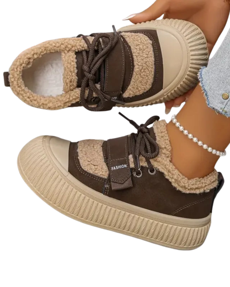 Amelia High Winter Boots for Women – Plush Lining & Warm Non-Slip Sole