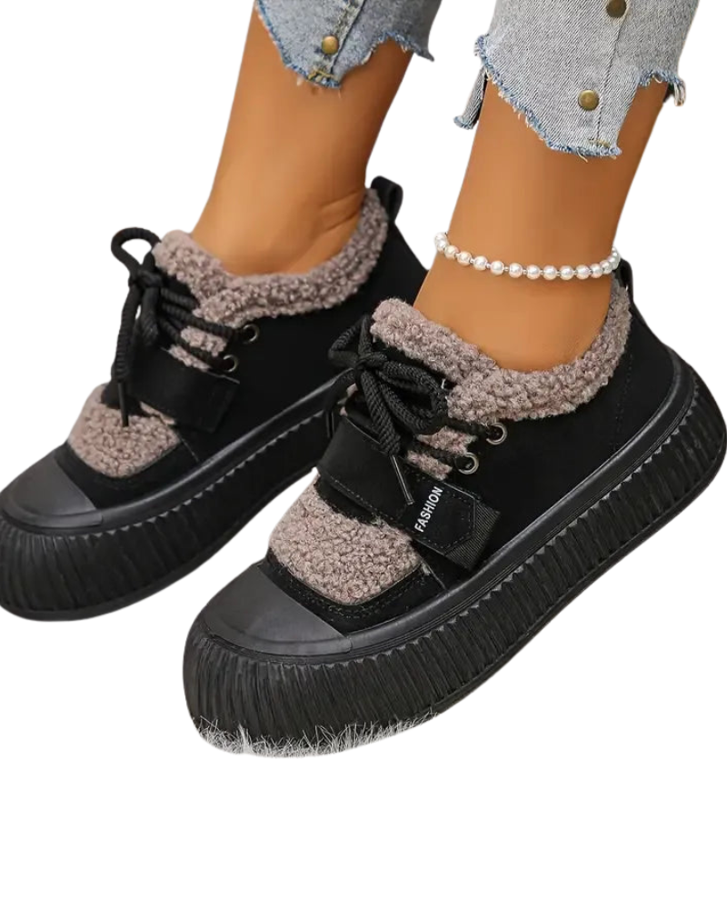 Amelia High Winter Boots for Women – Plush Lining & Warm Non-Slip Sole