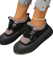 Amelia High Winter Boots for Women – Plush Lining & Warm Non-Slip Sole
