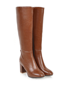 Paige Women's Classic Zip Boots – Elegant Boots with Comfortable Block Heel