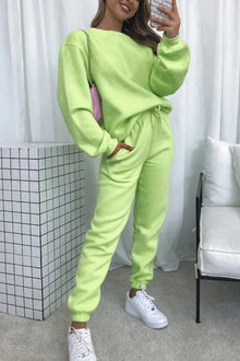 Ruby Ensemble Femme – Casual 2 Pieces with Loose Sweatshirt & Drawstring Jogging Pants
