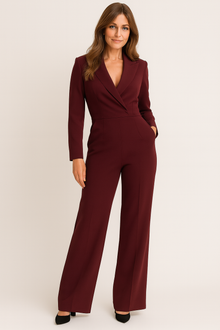 Melia Women's Jumpsuit – Elegant Breathable Jumpsuit with Elastic Waist & Modern Cut