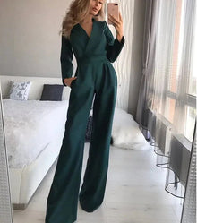 Melia Women's Jumpsuit – Elegant Breathable Jumpsuit with Elastic Waist & Modern Cut