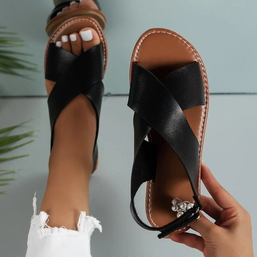 Charley Sandals Women Leather – Elegant & Comfortable for Chic Summer and Daily Outfits