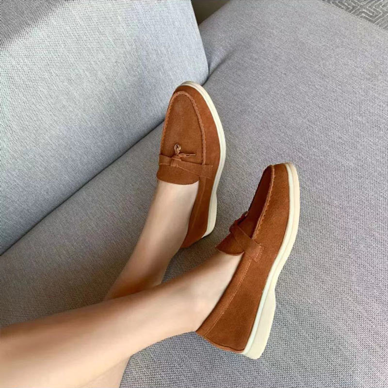 Sophie Moccasins Women in Suede – Elegant, Comfortable and Easy to Slip On