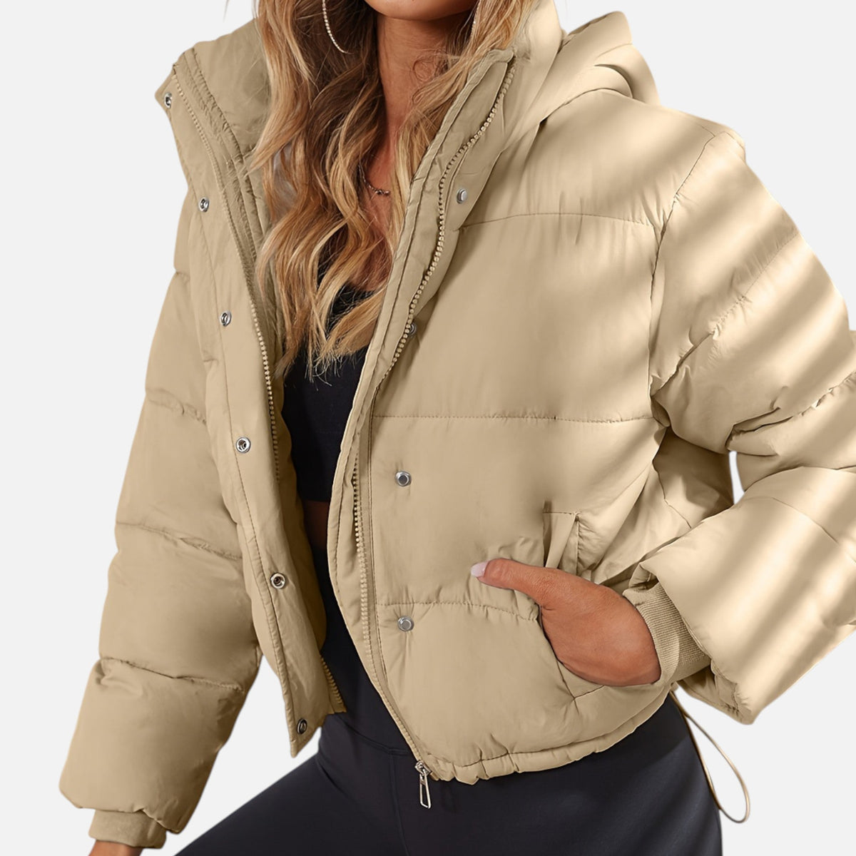 Amara Collins | Cropped Puffer Jacket For Women