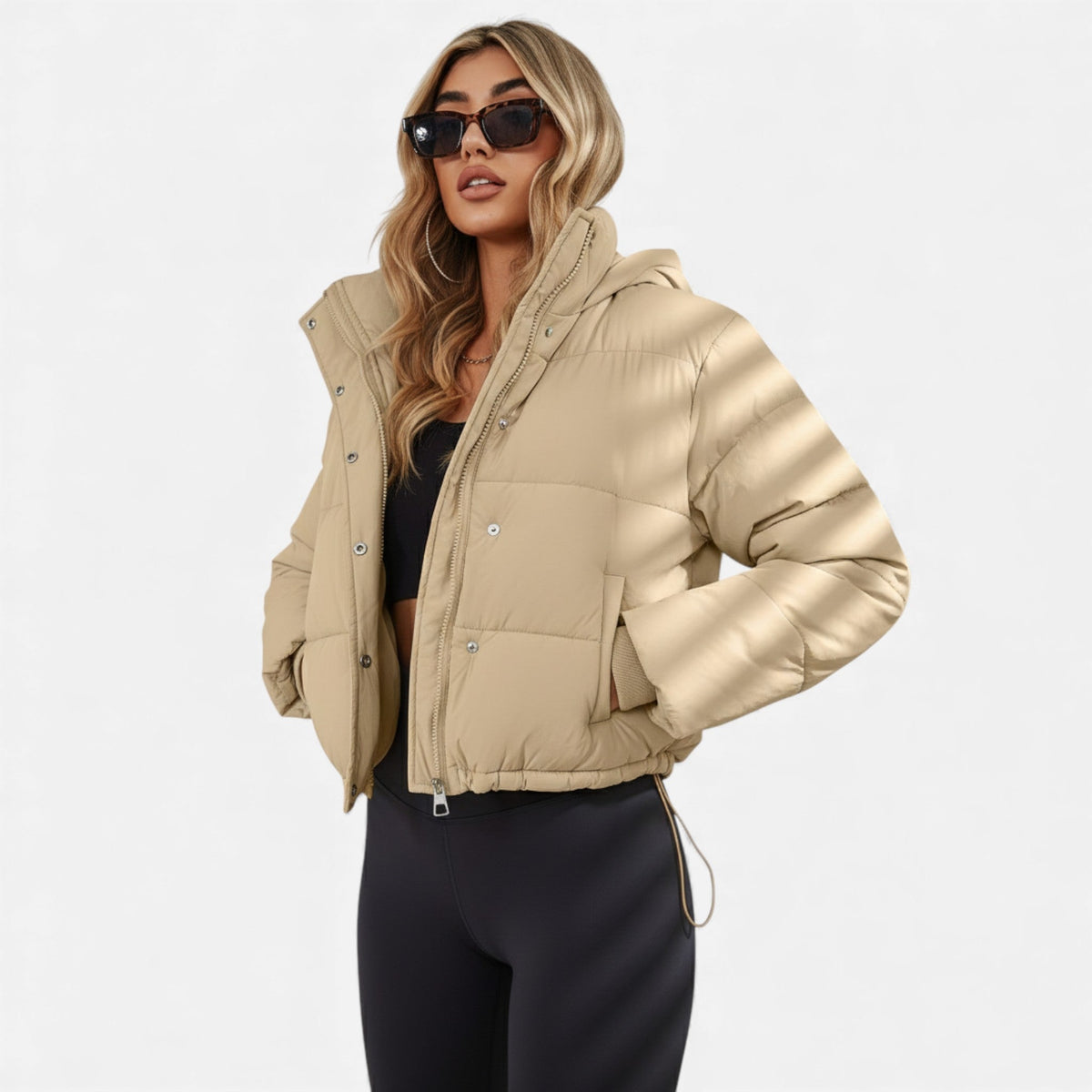 Amara Collins | Cropped Puffer Jacket For Women