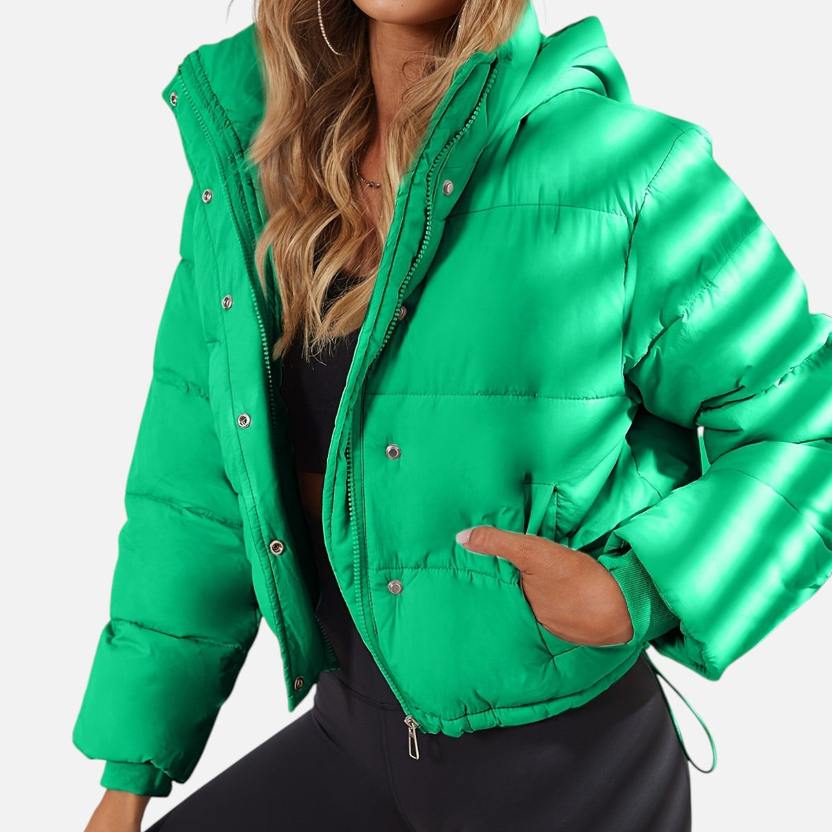 Amara Collins | Cropped Puffer Jacket For Women