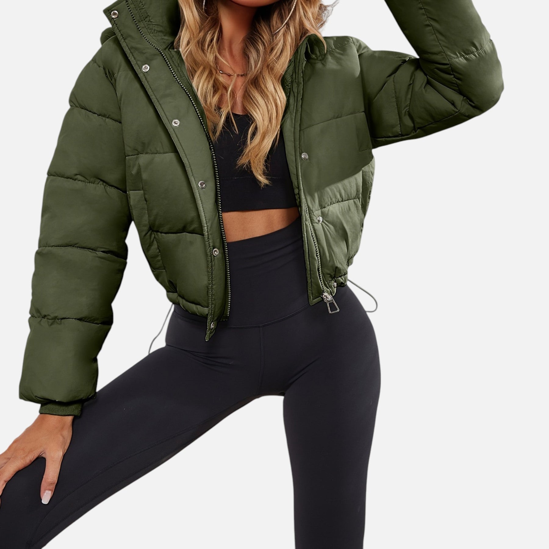 Amara Collins | Cropped Puffer Jacket For Women