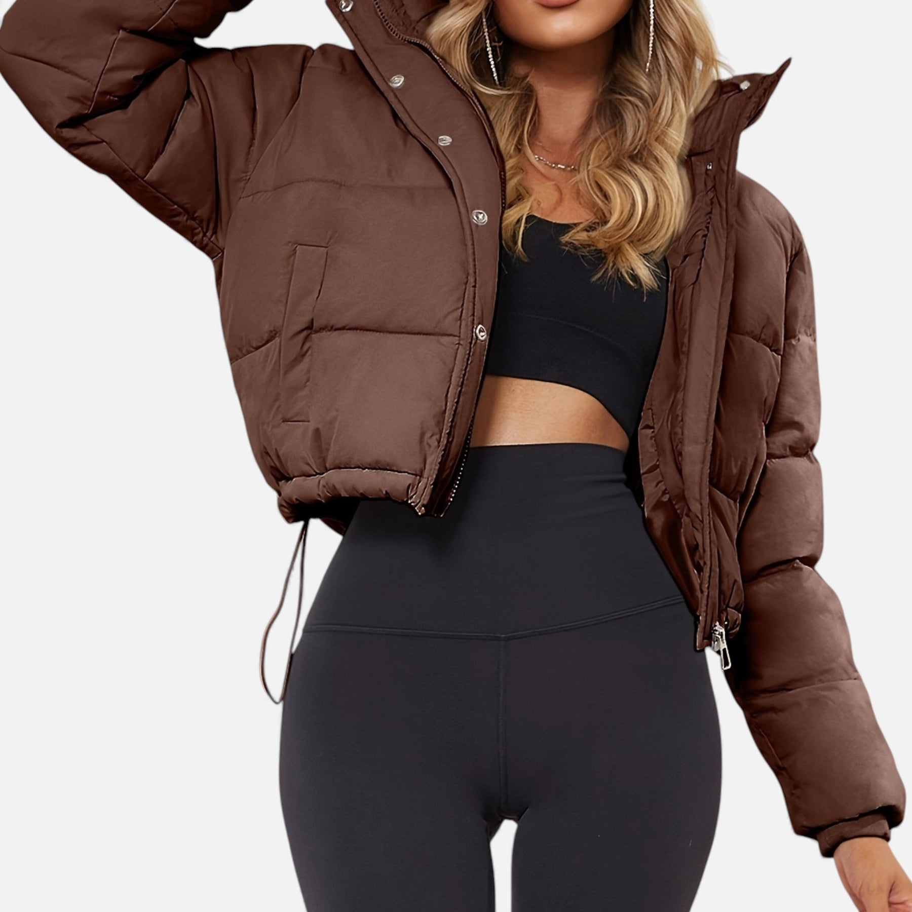 Amara Collins | Cropped Puffer Jacket For Women