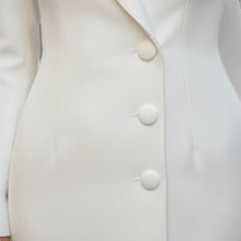 Elegant Women's Midi Blazer Dress