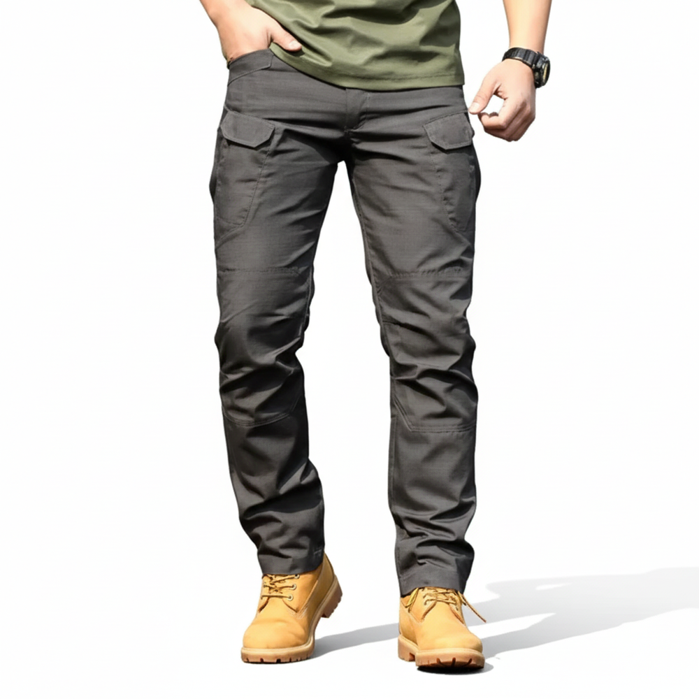 Troy Men's Tactical Pants – Waterproof Work Pants with Cargo Pockets & Reinforced Knees